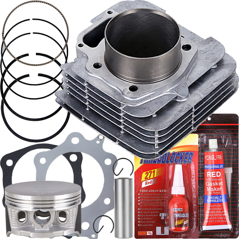 12100-HN0-A00 Cylinder Piston Gasket Top End Kit for Honda Foreman 450 TRX450 FE