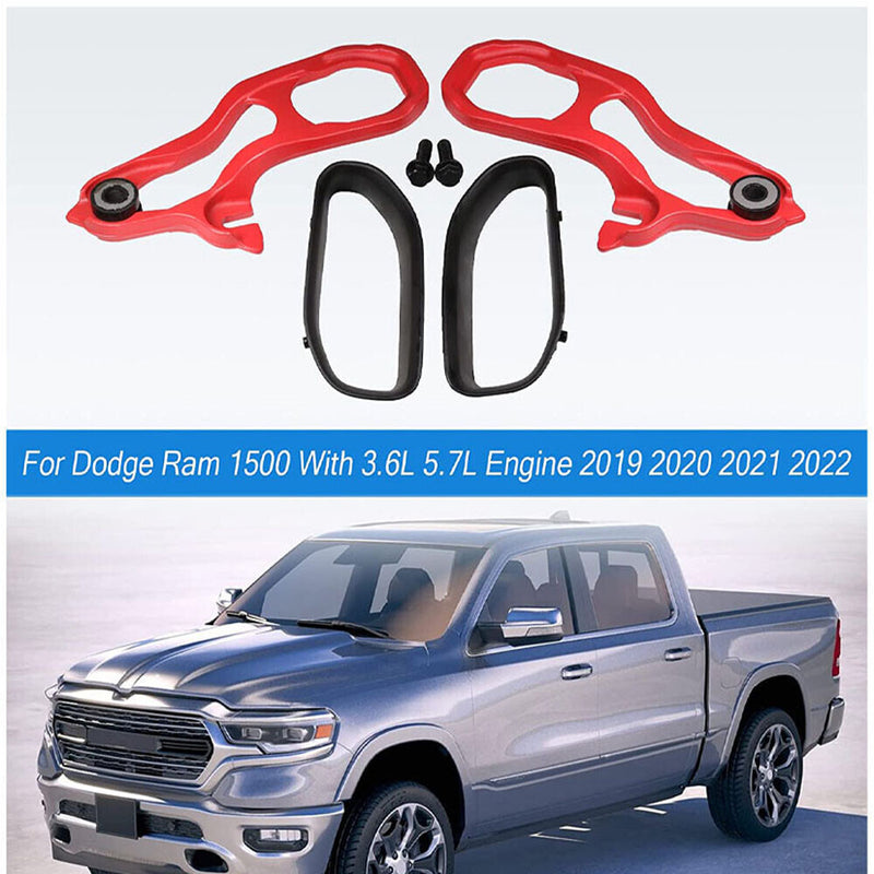 Front LH & RH Tow Hooks with Hardware for Dodge Ram 1500 DT