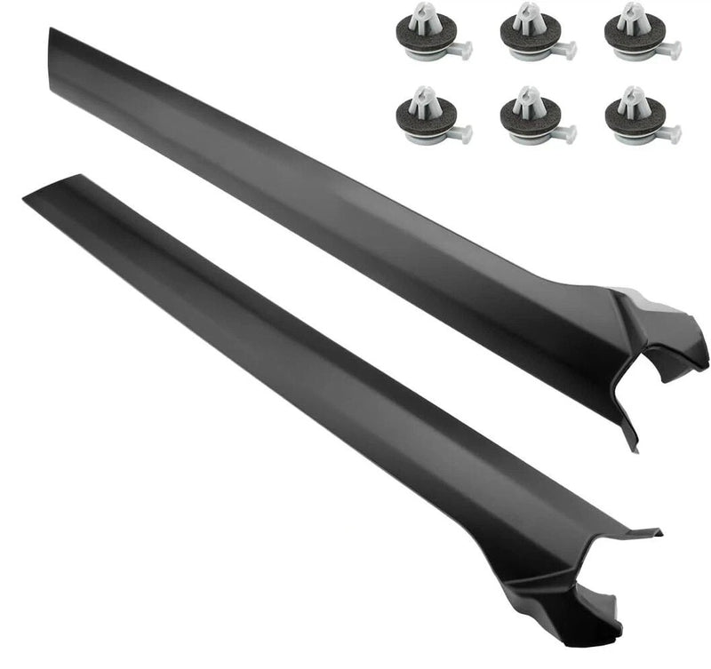 Pair Front Windshield Post A Pillar Molding Trim for Land Rover LR3 LR4