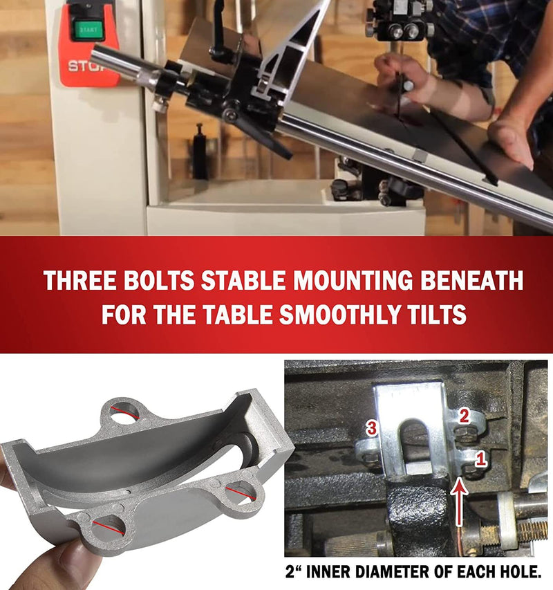 14in Bandsaw Trunnions Front Rear Kit for 426-02-395-0005 426-02-0-950-0002 2PCS