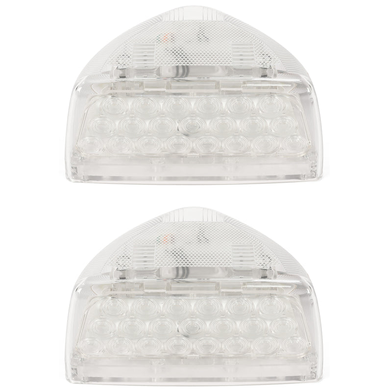 31 LED Turn Signal Lights Amber Clear Lens RH LH for Peterbilt 379 359 Pair