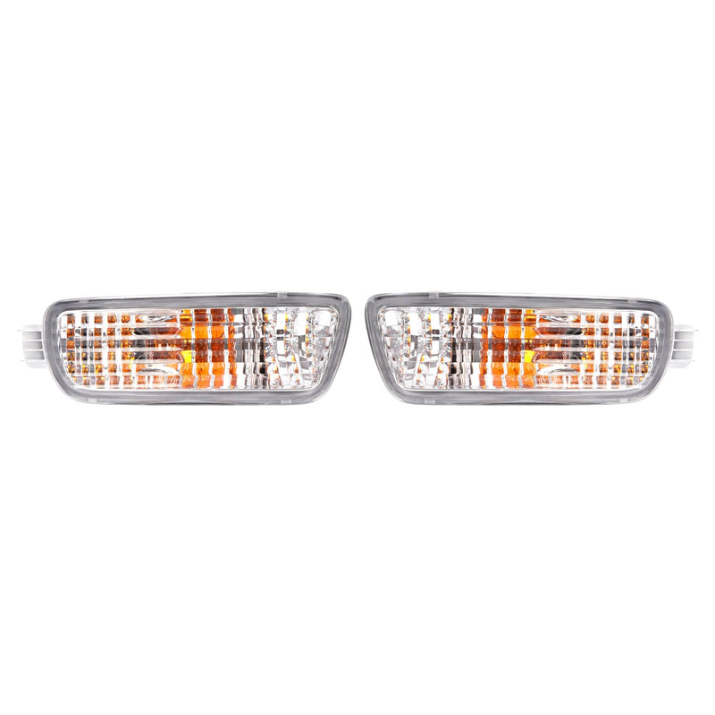 DURAFORCE Pair Bumper Turn Signal Lights for Toyota Tacoma 2001-2004 Driver Passenger Side