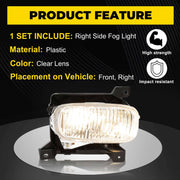 DURAFORCE Fog Light Assembly Passenger Clear Lens with Bulb for Toyota Tundra 2000-2006