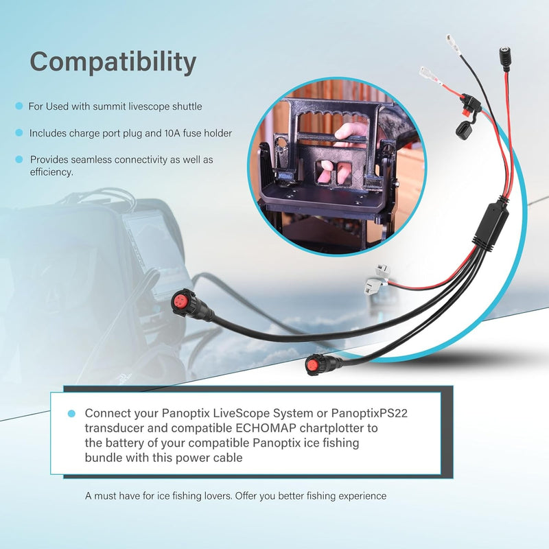 010-12676-40 All-In-One Power Cable for Garmin Panoptix LiveScope