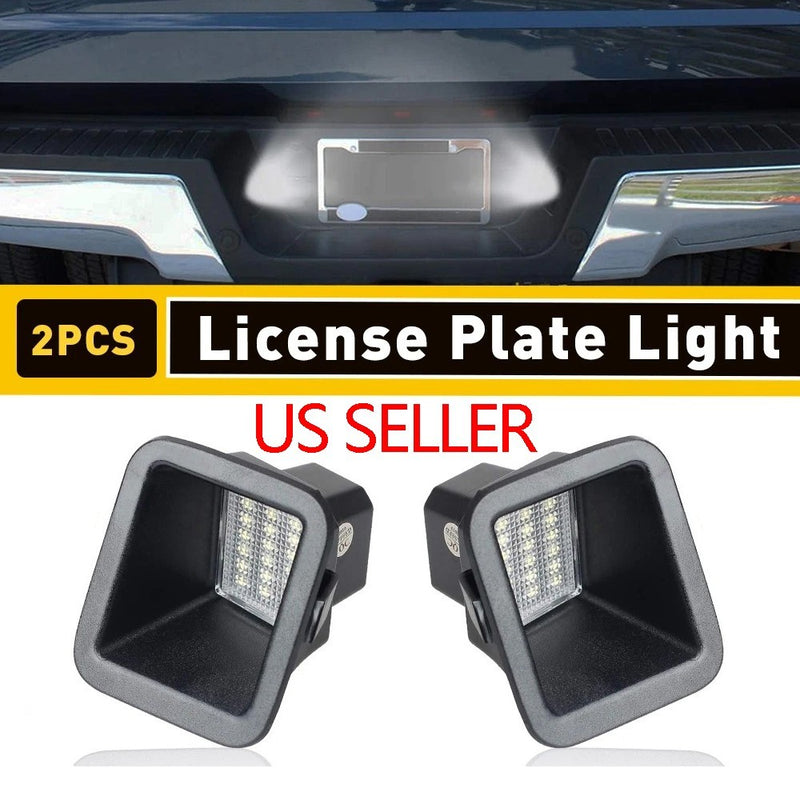 LED White License Plate Light for Ford F250 2017-2022 F350 F450 Super Duty