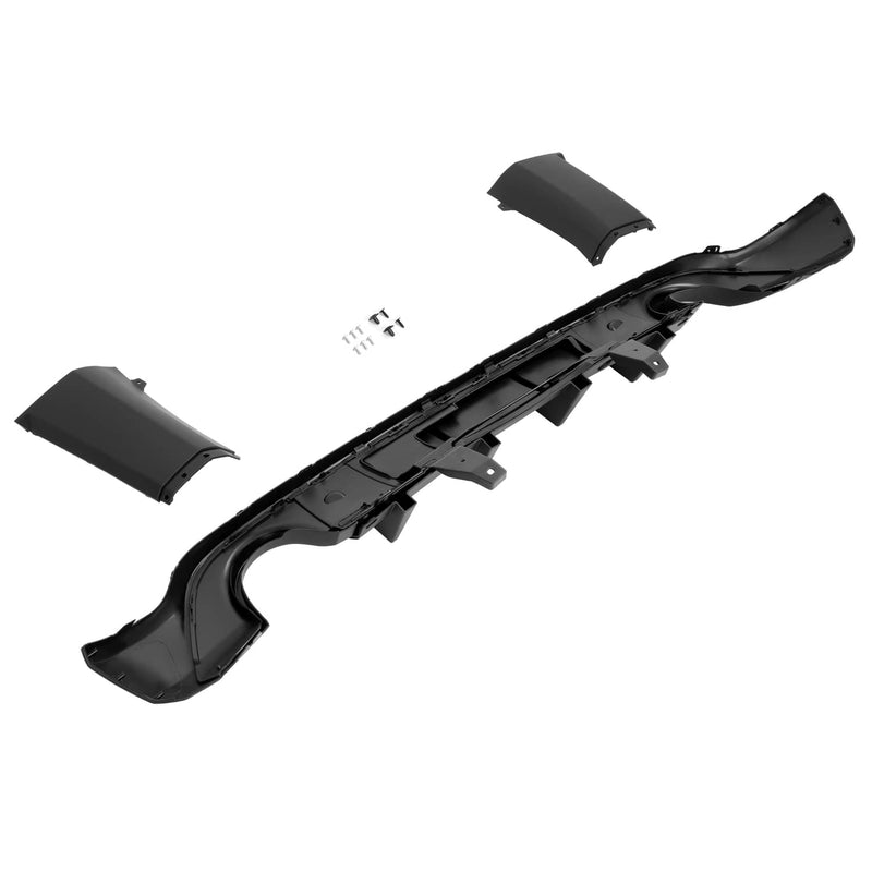 DURAFORCE Rear Shark Fin Diffuser Matte Black for Dodge Durango 2011-2025