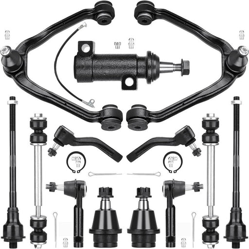 DURAFORCE Upper Front Control Arm Ball Joints Tie Rods for Chevy Tahoe GMC Yukon Escalade