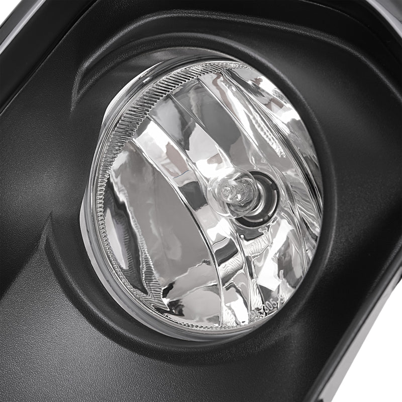 Clear Fog Light for Chevy Colorado 2021-2022 With Bezel Relay Switch Bulb Pair