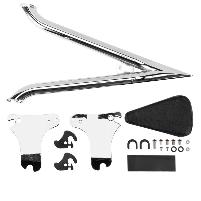 Chrome Detachable Passenger Backrest Sissy Bar for Harley Touring 1997-08