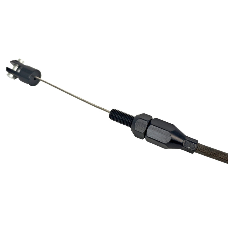 XTC-1000HT36 Throttle Cable Kit for Lokar Steel Wire Black Fitting Aluminum