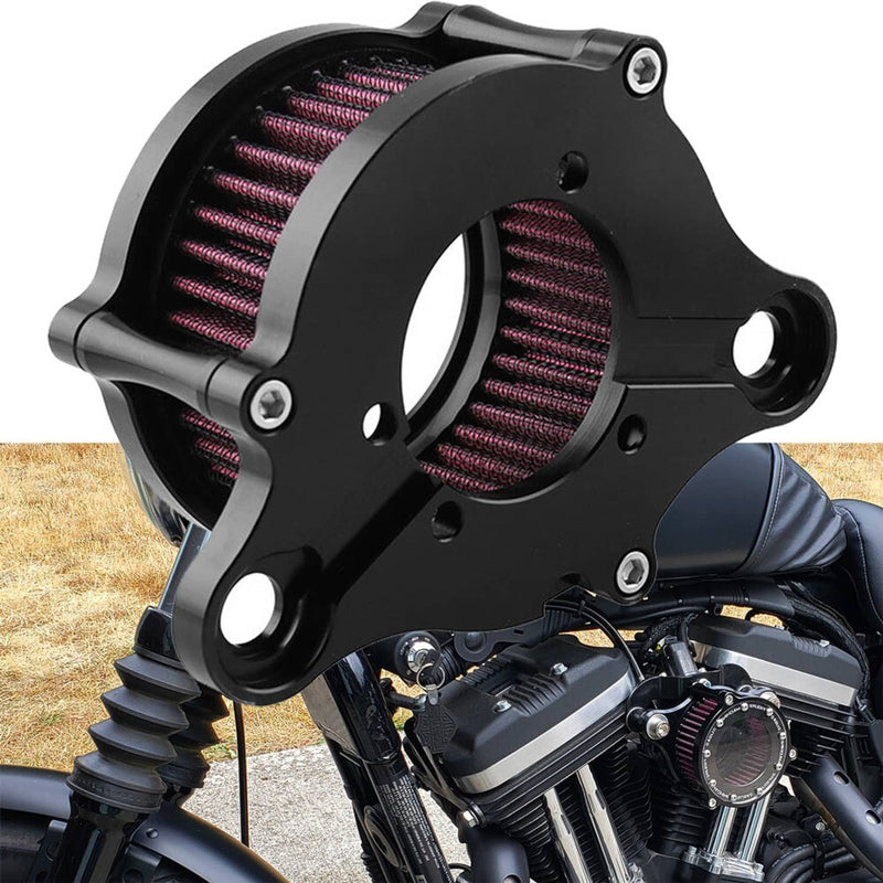 Air Cleaner Intake Filter Kit for Harley Sportster Iron 883 1200 72 2012-2024