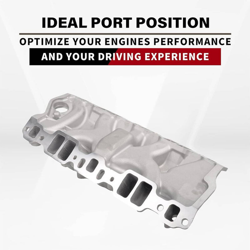 22026 Aluminum Dual Plane Intake Manifold for SBC Chevy 350 Small Block