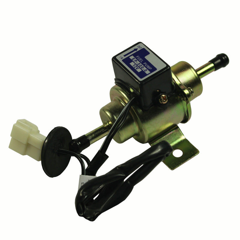 Chrome Universal Gas Diesel Electric Fuel Pump 1/4 Tubing 3-5 PSI Low Pressure