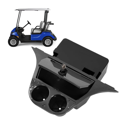 DURAFORCE Carbon Fiber Style Dash Compartment for Yamaha Drive Golf Carts Plastic