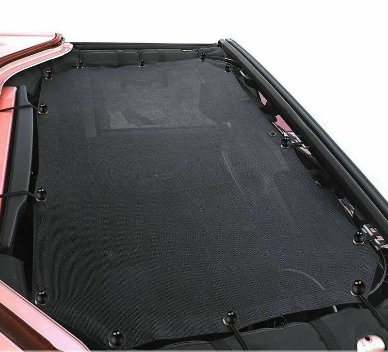 SunShade Sun Top Cover Eclipse for Jeep Wrangler JK JKU 2007 2018 UV Protection
