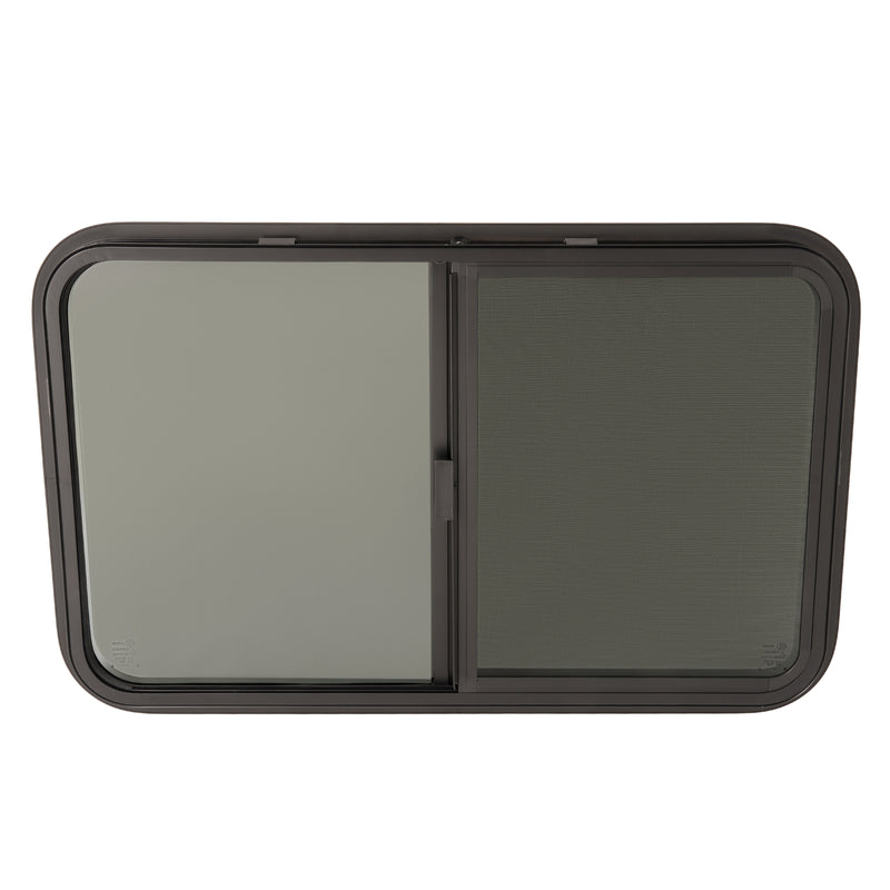 35" x 22" Horizontal Slider RV Window with Screen for Cargo Trailer