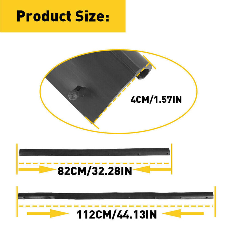 Front Rear Lower Door Weather Strip Seal for Ford F250 F350 Crew Cab 99-16