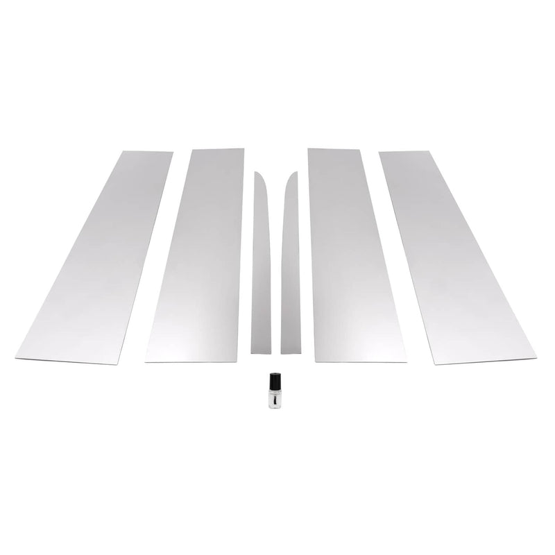 DURAFORCE Stainless Steel Pillar Post Trim for Chevy Silverado Sierra for GMC 2019-2025