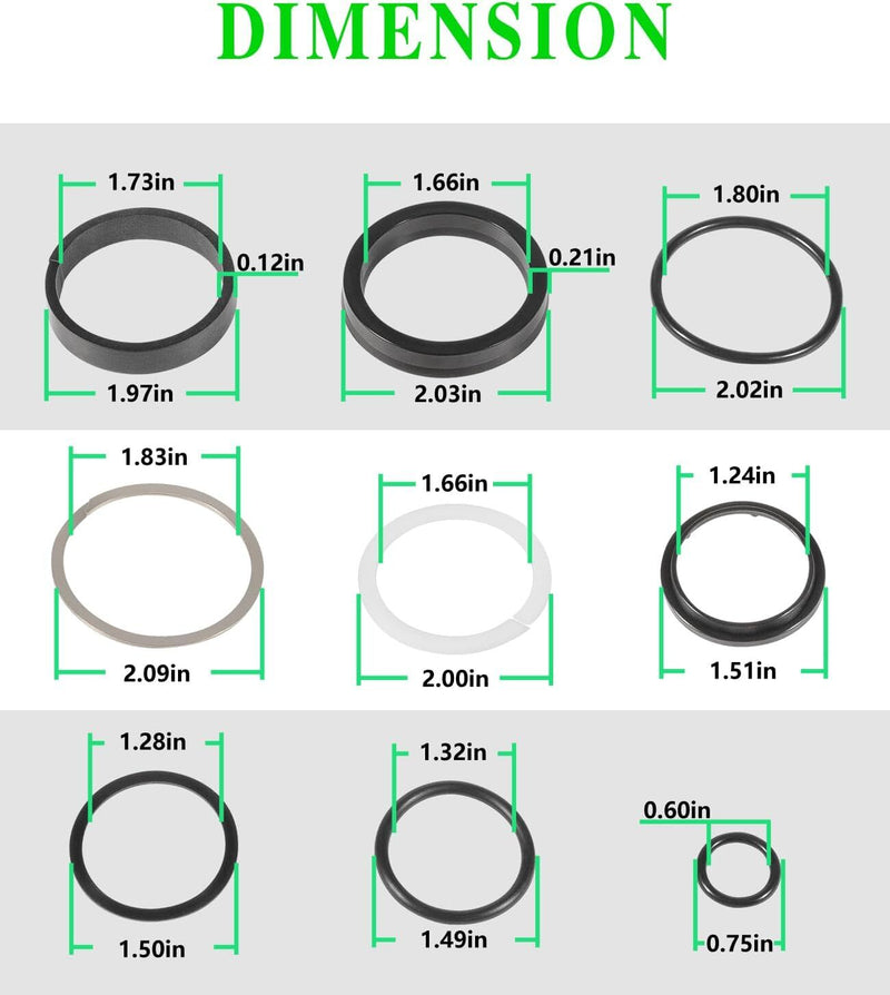 AE50113 Hydraulic Gate Cylinder Seal Kit for John Deere AE40897 AE40898