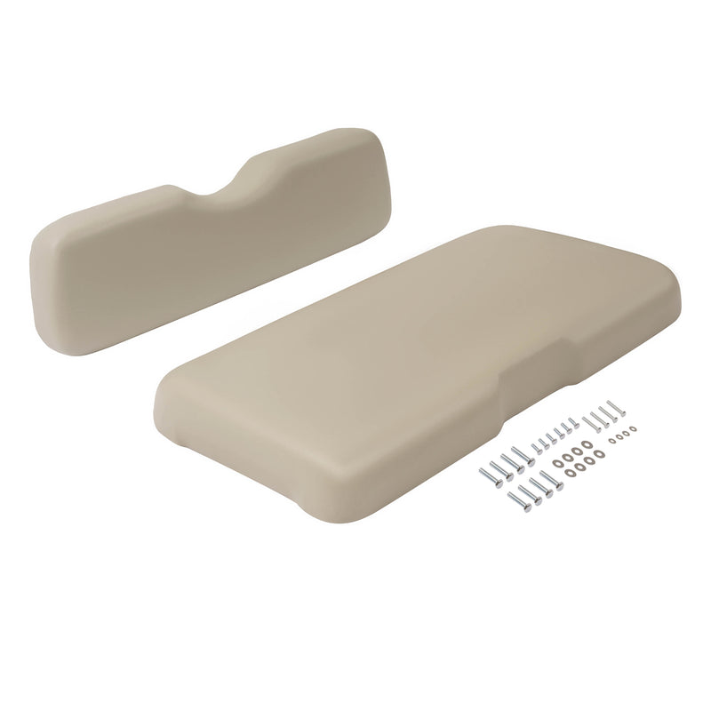 For EZGO RXV 2008-Up Front Seat Cushion Bottom Backrest Stone Golf Cart