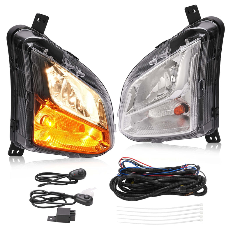 Fog Light Turn Signal Lamp With Wiring Bulbs for Chevy Equinox 2018-2021 Set