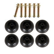 DURAFORCE 6 Pack Exmark Mower Anti Scalp Deck Wheel Kit 103-7263 109-2098 1-603299