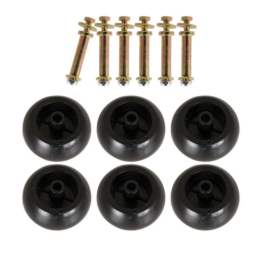 DURAFORCE 6 Pack Exmark Mower Anti Scalp Deck Wheel Kit 103-7263 109-2098 1-603299