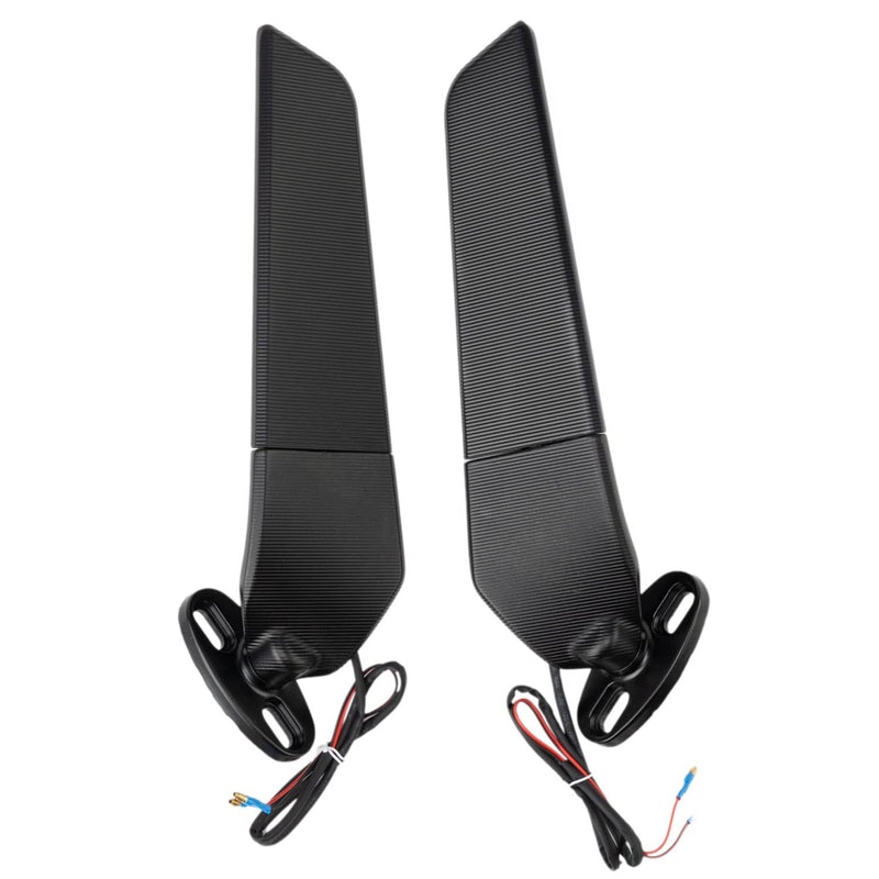 Rearview Wind Wing Mirrors w/ Turn Signals for Suzuki GSXR600 GSXR750 GSXR250R
