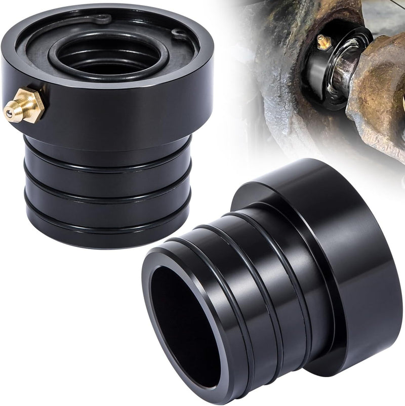 MG21103 Black Front Inner Outer Axle Tube Seal Kit for Jeep Wrangler YJ JK TJ