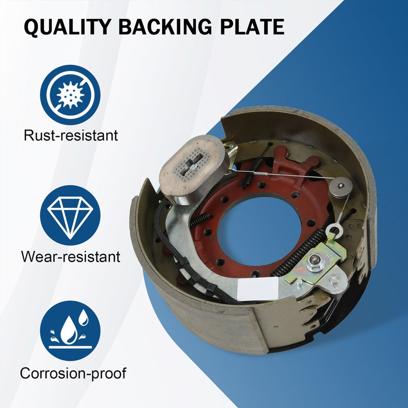 12-1/4x5 12K 15K Electric Backing Plate Trailer Brake 4pcs for Dexter 5