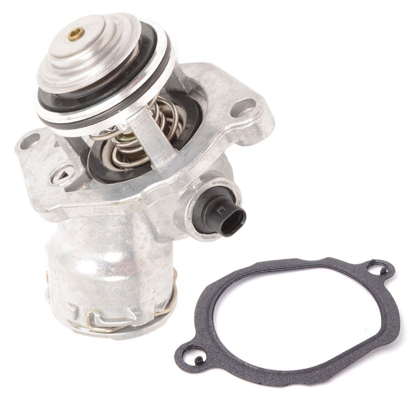 Engine Coolant Thermostat Assembly w/ Sensor for Mercedes C300 C350 E350 ML350