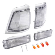 DURAFORCE Clear Corner Lights Bumper Signal Lights for Toyota Pickup 1992-1995 2WD
