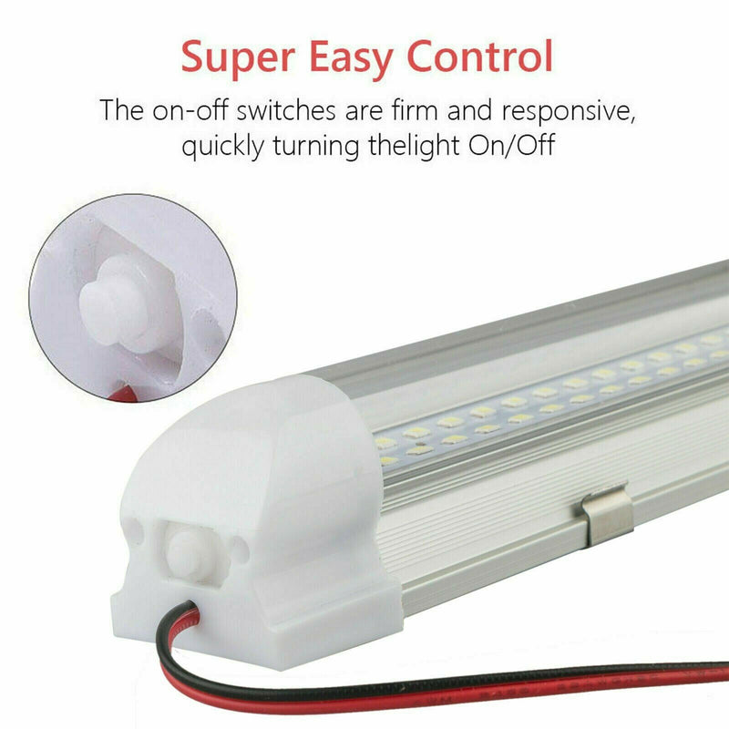4Pcs 12V 108LED RV Ceiling Dome Light Interior Lighting for Trailer Camper