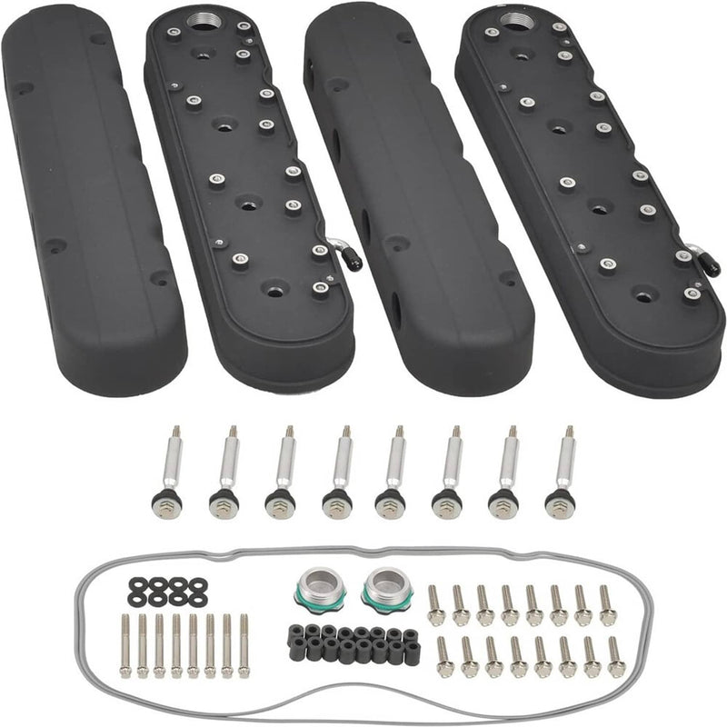 Aluminum Valve Covers with Coil Mounts for Chevy LS LS1 LS2 LS3 LS6 LS7