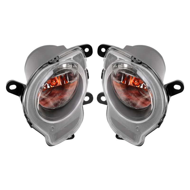 DURAFORCE Turn Signal Parking Lights Clear Lens Front Left Right for Fiat 500 2012-2017