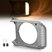 DURAFORCE 8162089105 Driver Side Headlight Door Bezel for Toyota Pickup RWD 1979-1981