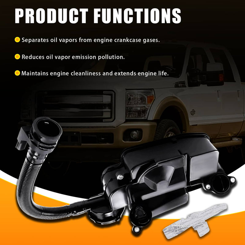 DC3Z-6A785-C Oil Separator Assembly for Ford F250 F350 Super Duty 6.7L 11-16