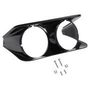 DURAFORCE Black Headlight Bezel Trim Passenger Side RH for Chevrolet C3 Corvette 1968-1982