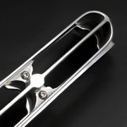 DURAFORCE Silver Front Fender Light Bracket Double JJ Blinker Bar for Peterbilt 389 388