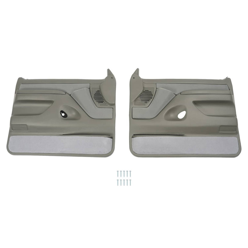 DURAFORCE Inner Door Panels for Ford Bronco 92-96 F-150 F-250 F-350 92-97 Gray LH RH