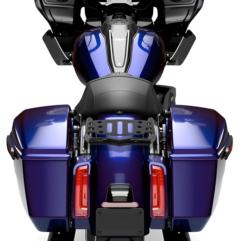 Luggage Rack Black for Harley Touring Road King Street Electra Glide 2009-2025