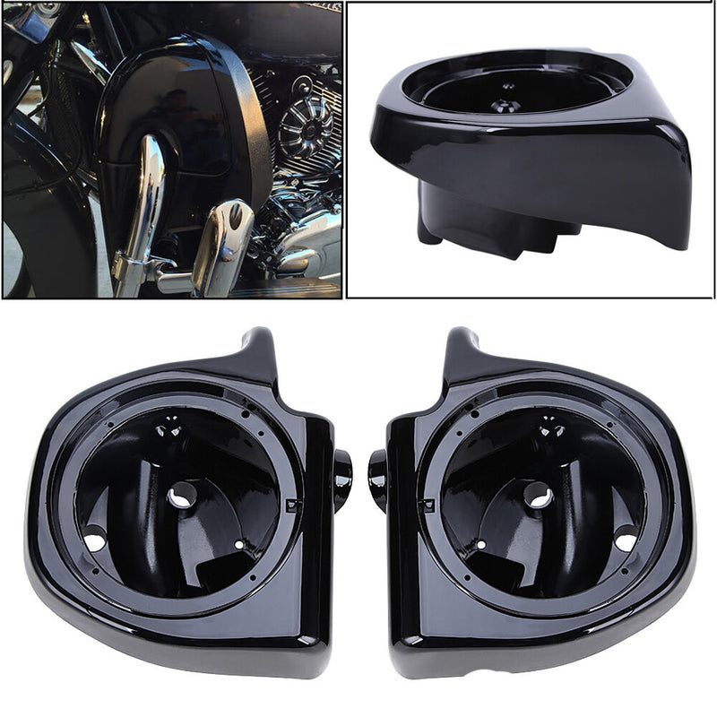 6.5" Speaker Pods Boxes Lower Vented Fairing for Harley Touring 1994-2013