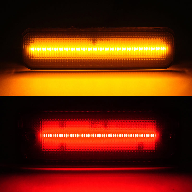 Smoke LED Front & Rear Side Marker Lights for El Camino & Caballero 1978-1987 4x