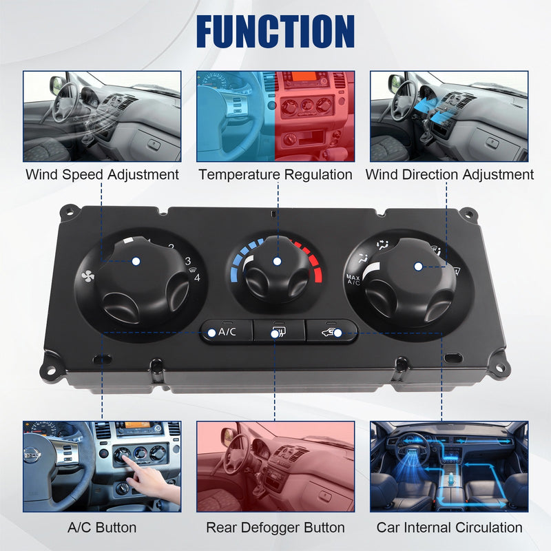 27510JS60B AC Heater Control Panel for Nissan Frontier 2007-2012