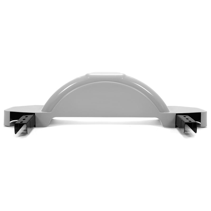 2PCS 12" Trailer Fenders w Steps Wheels Tires Skirt Boat Gray Single Axle 300LBS