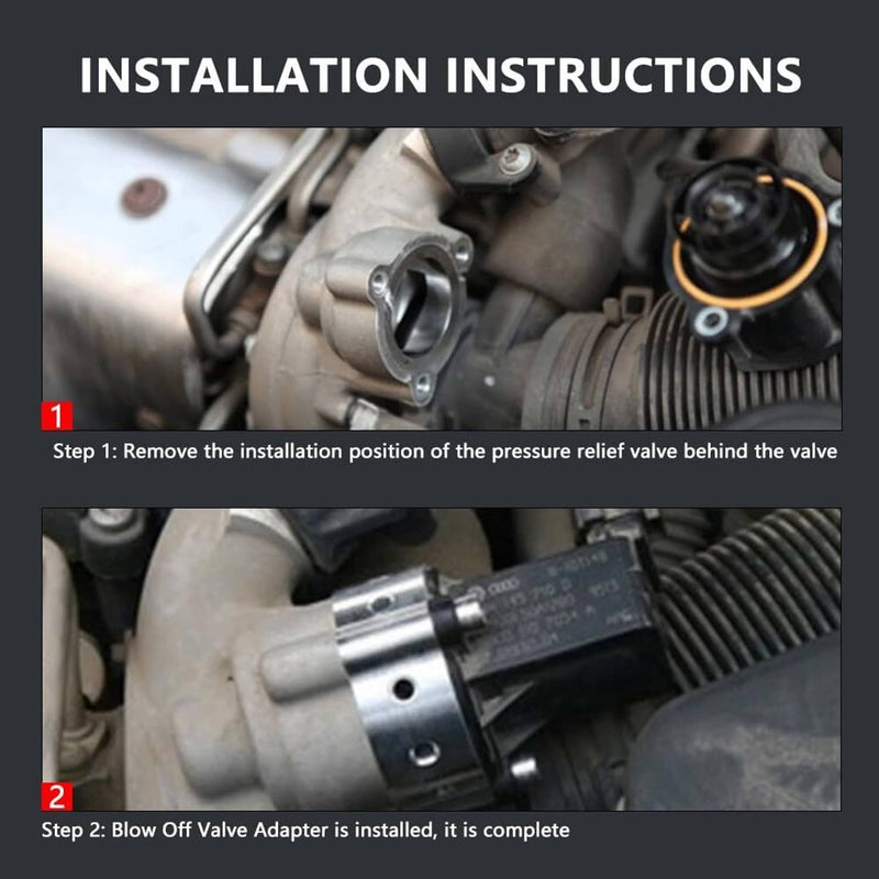 Turbo Blow Off Valve Adapter BOV for Ford F-150 2.7L 3.5L Ecoboost 2016+