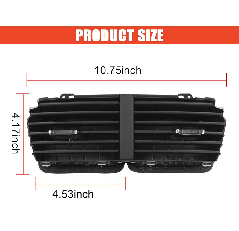 FB5Z-19893-AD Dual Center Dash Air Vent for 2016-2019 Ford Explorer Base Limited