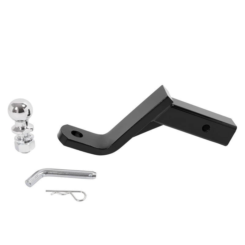 DURAFORCE Trailer Hitch Ball Mount With 2" Ball And Pin Fits 2" Receiver 7500 Lbs 6" Drop