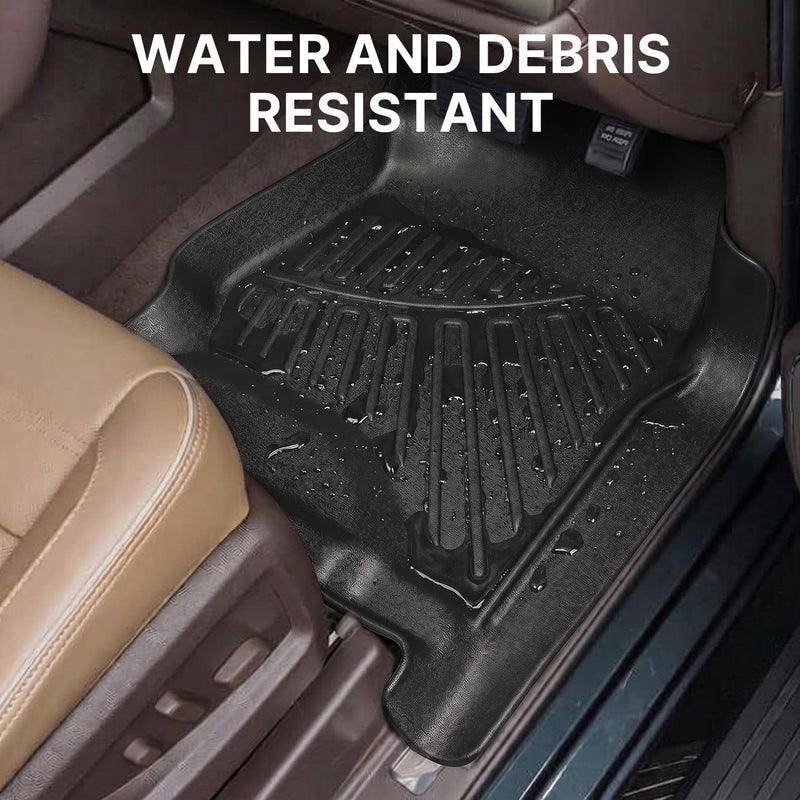 All Weather Floor Mats Liner for Chevrolet Tahoe GMC Yukon Not XL 2015-2020