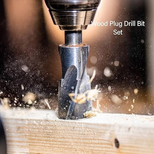 8x Wood Plug Cutter Drill Bit 1/4 Hex Shank Cutting Tool 1/4" 3/8" 1/2" 5/8